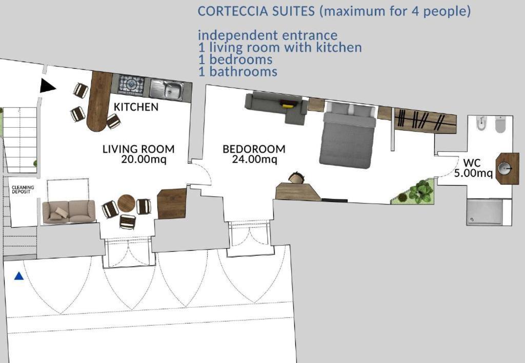 Legnosuites 3 Rooms 3 Bathrooms Group And Family By HouseinNeapel Exteriör bild